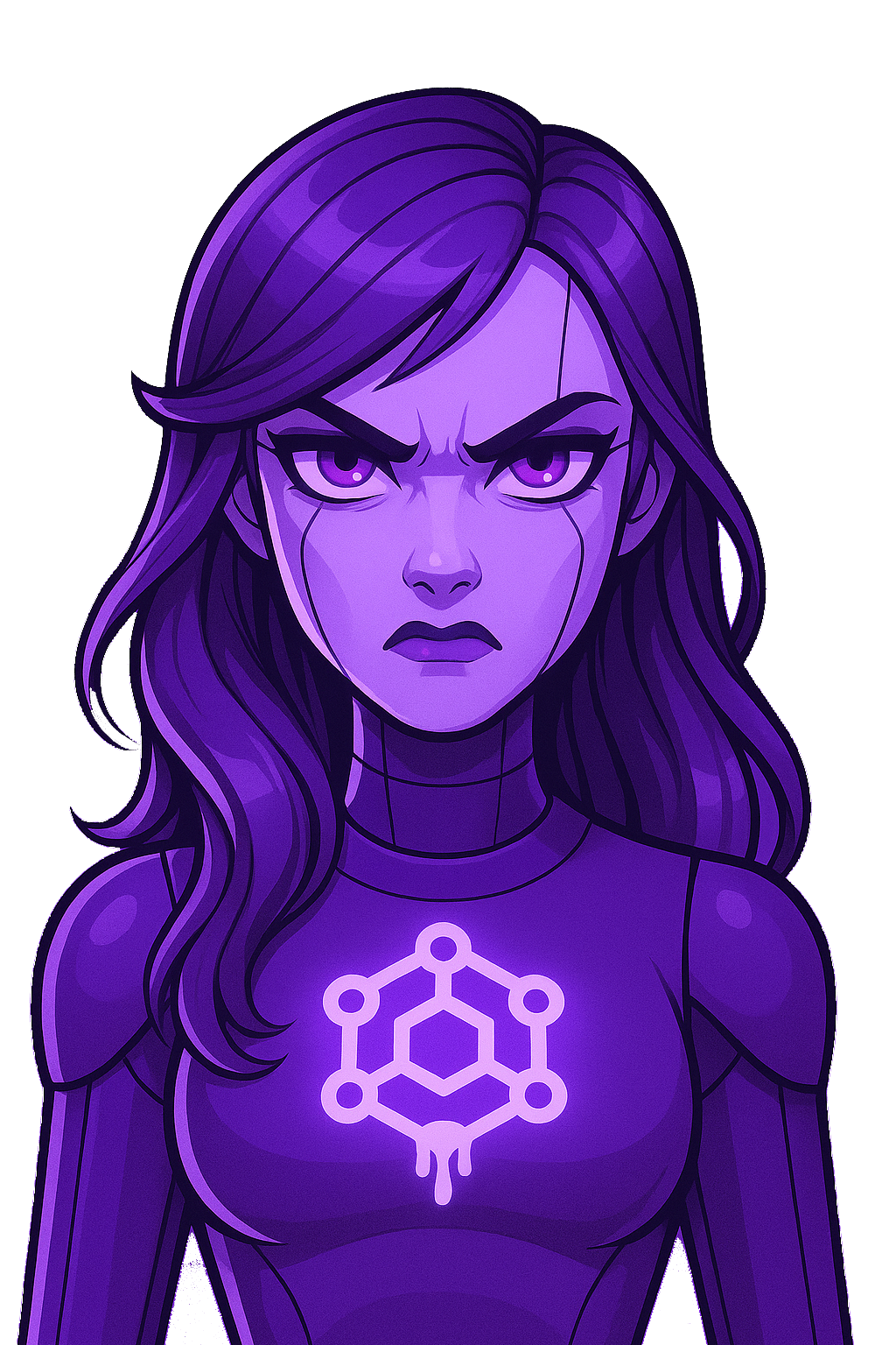 Purple Maria Angry